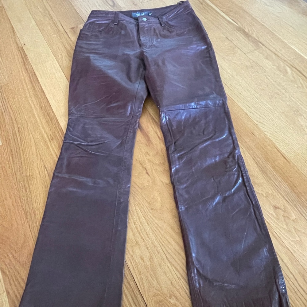Brown Leather Pants